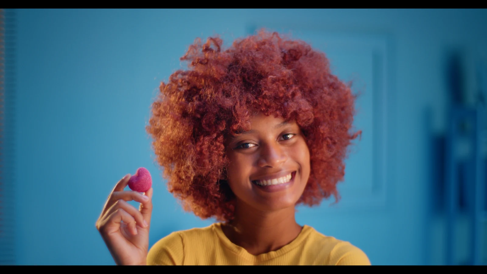 In Blue — color-graded frame